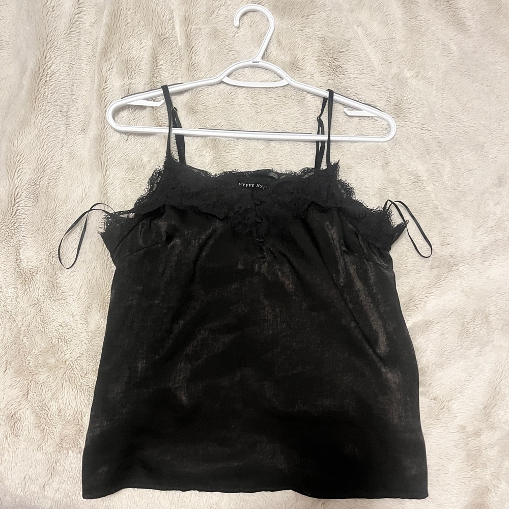 HYFVE Black lace tank